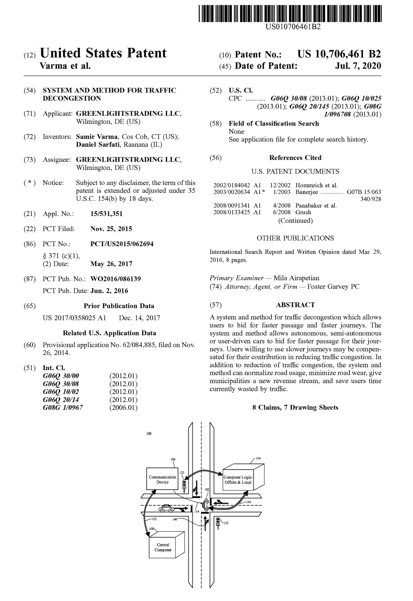 US10706461 Science of Free Will